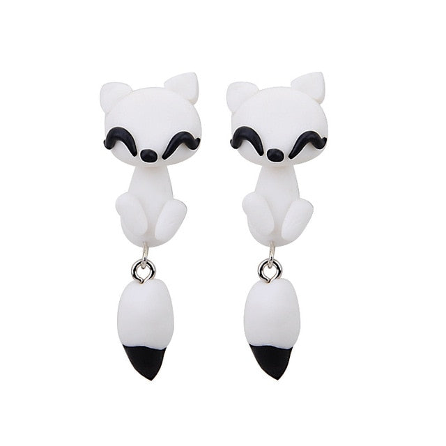 Cartoon Earrings Soft Ceramic