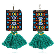 Load image into Gallery viewer, Wind Creative Manual Embroidery Weave Earrings