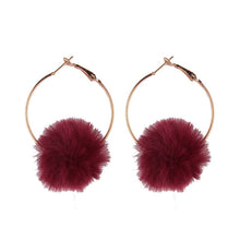 Load image into Gallery viewer, Cotton Ball  Earrings