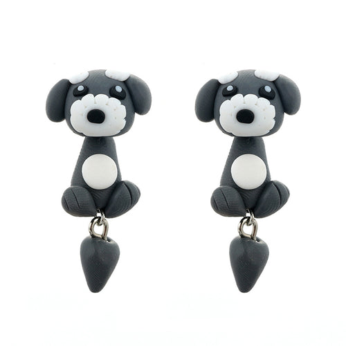 Nice Cartoon Earrings Soft Ceramic
