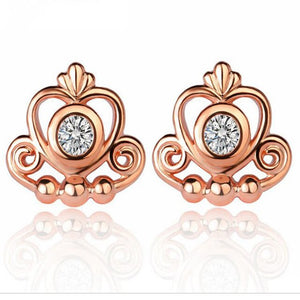 Heart Crown Earrings