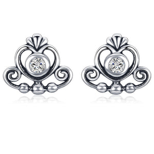 Heart Crown Earrings