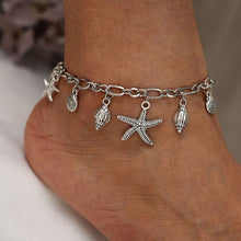 Load image into Gallery viewer, Summer Women&#39;s  Starfish Shell Fish Conch Anklets