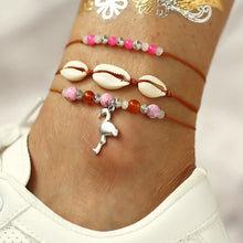 Load image into Gallery viewer, Summer Women&#39;s  Starfish Shell Fish Conch Anklets