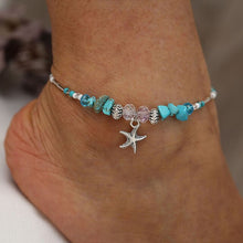 Load image into Gallery viewer, Summer Women&#39;s  Starfish Shell Fish Conch Anklets