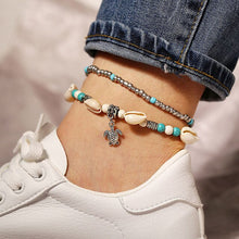 Load image into Gallery viewer, Summer Women&#39;s  Starfish Shell Fish Conch Anklets