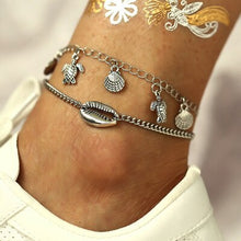 Load image into Gallery viewer, Fashion Multi Layers Elephant Anklets